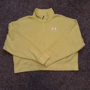 Under Armour Women's Cowl Neck Sweater in Yellow